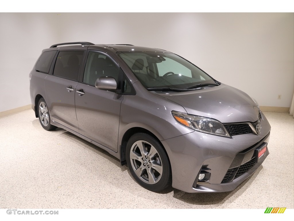 2019 Sienna SE - Predawn Gray Mica / Black photo #1