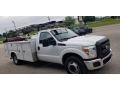 2014 Oxford White Ford F350 Super Duty XL Regular Cab Dually Chassis  photo #21