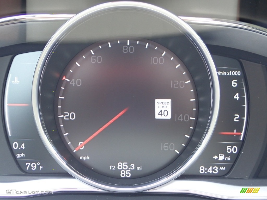 2018 Volvo V60 T5 AWD Dynamic Gauges Photos