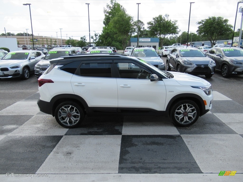 Clear White 2021 Kia Seltos S Turbo AWD Exterior Photo #138193956