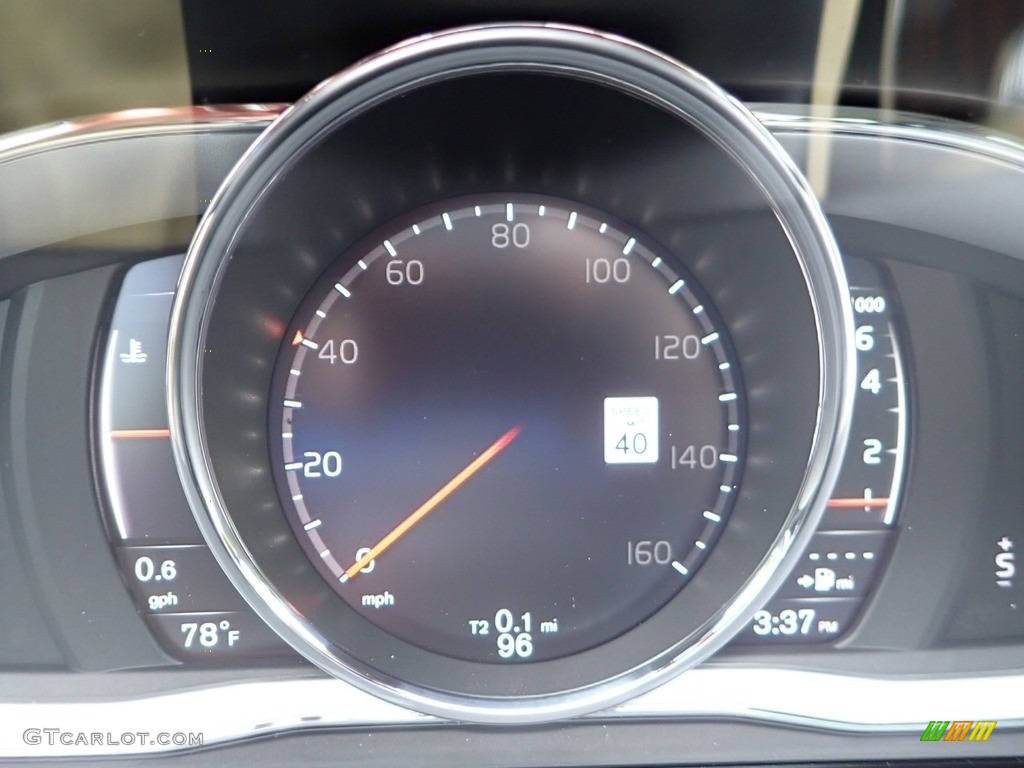 2017 Volvo V60 T5 AWD Gauges Photo #138194079