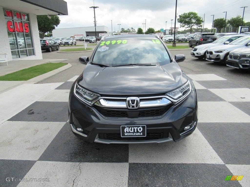 2018 CR-V Touring - Modern Steel Metallic / Gray photo #2