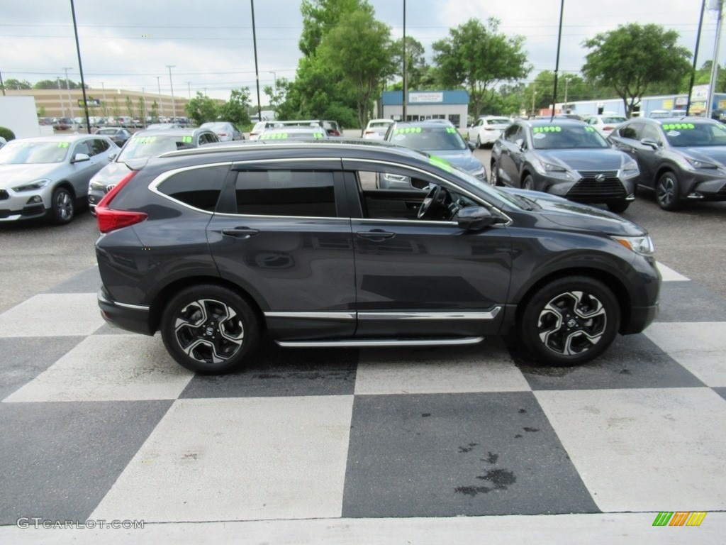 2018 CR-V Touring - Modern Steel Metallic / Gray photo #3