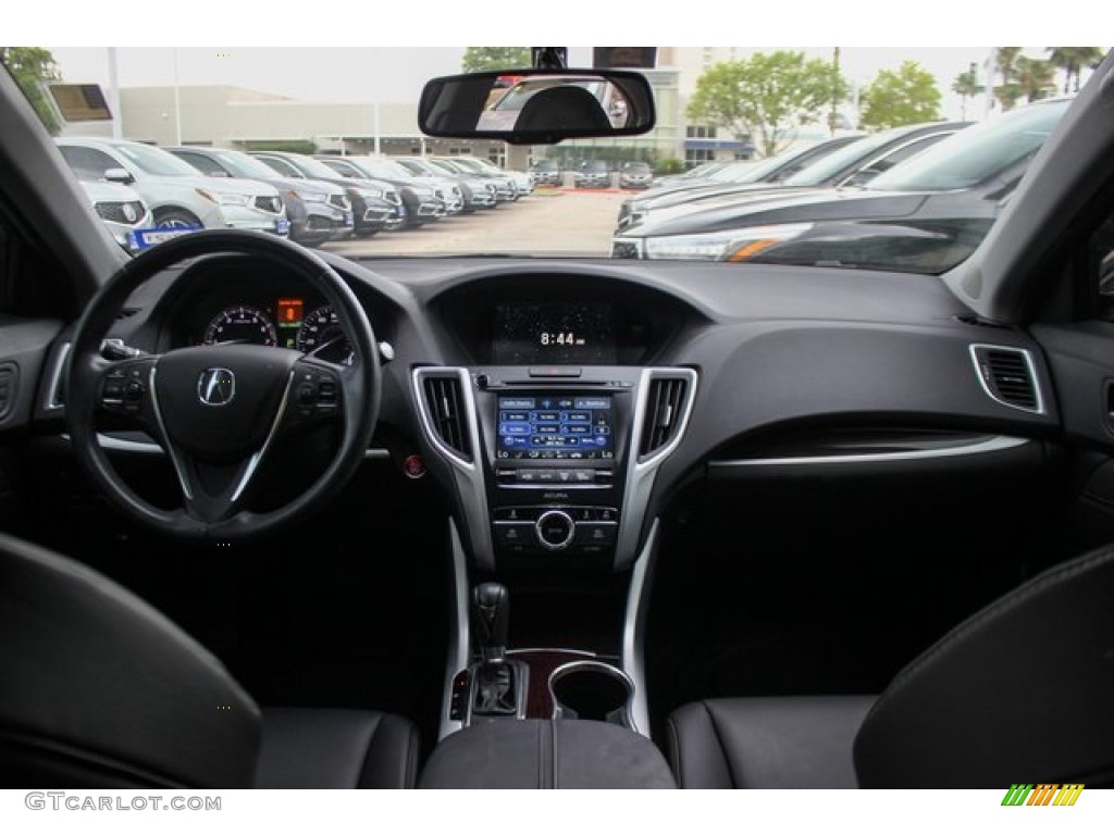 2017 Acura TLX Sedan Ebony Dashboard Photo #138194403