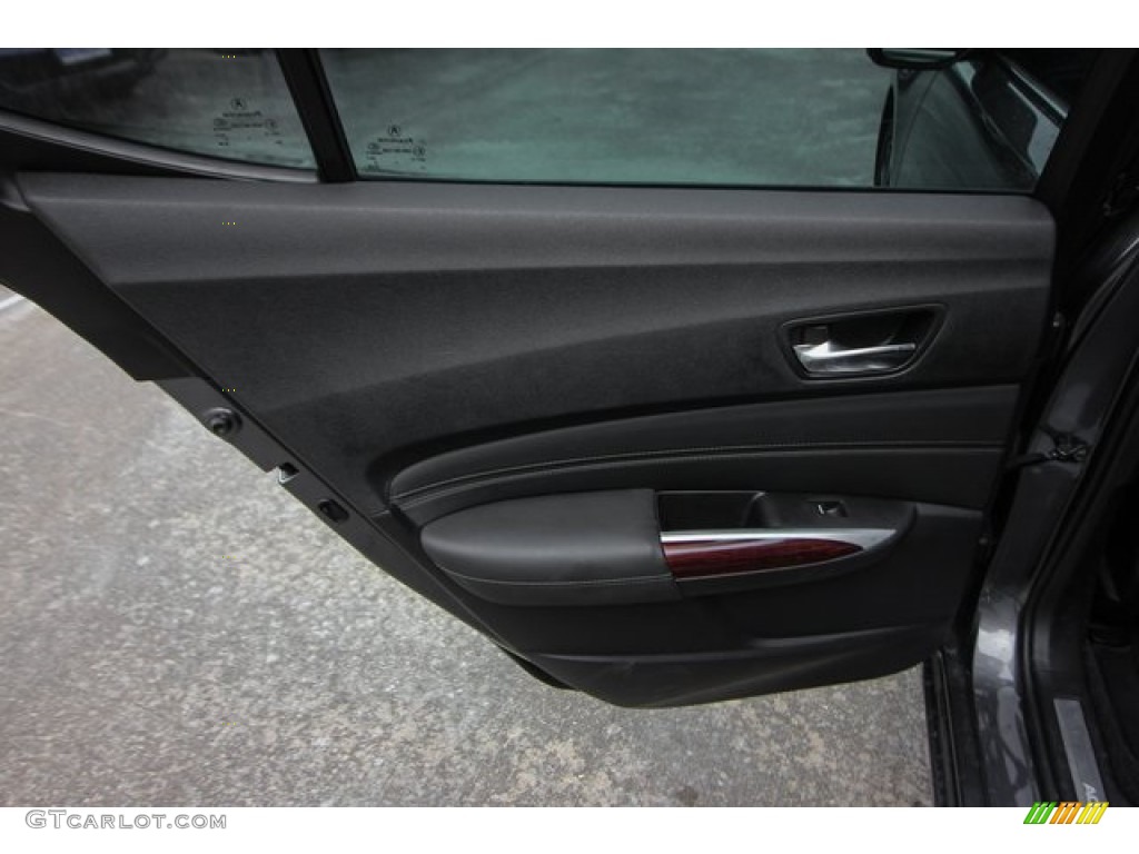 2017 Acura TLX Sedan Ebony Door Panel Photo #138194613