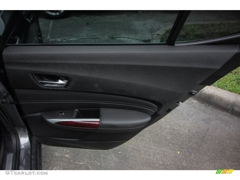 2017 Acura TLX Sedan Ebony Door Panel Photo #138194664