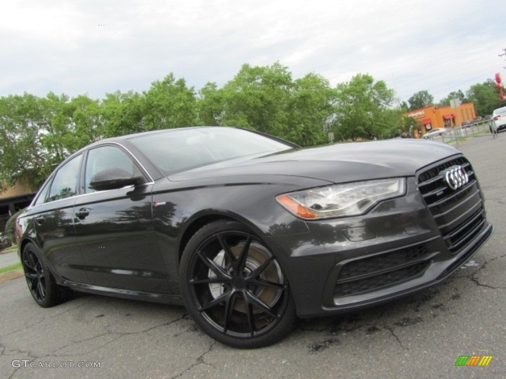 2013 A6 3.0T quattro Sedan - Oolong Gray Metallic / Nougat Brown photo #1