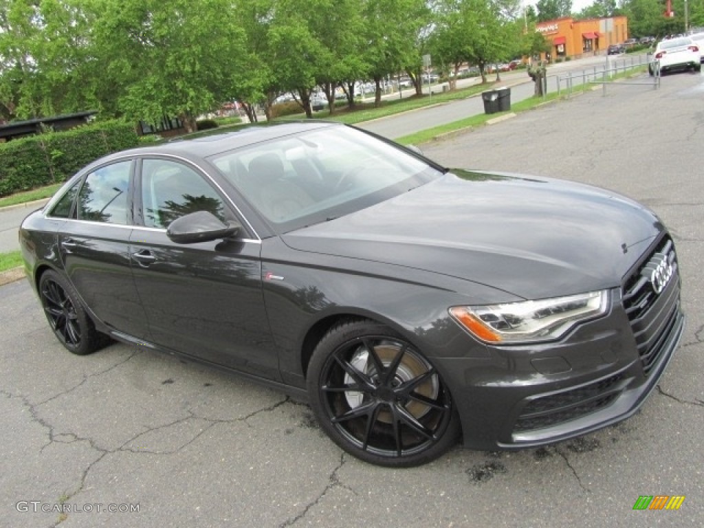 2013 A6 3.0T quattro Sedan - Oolong Gray Metallic / Nougat Brown photo #3