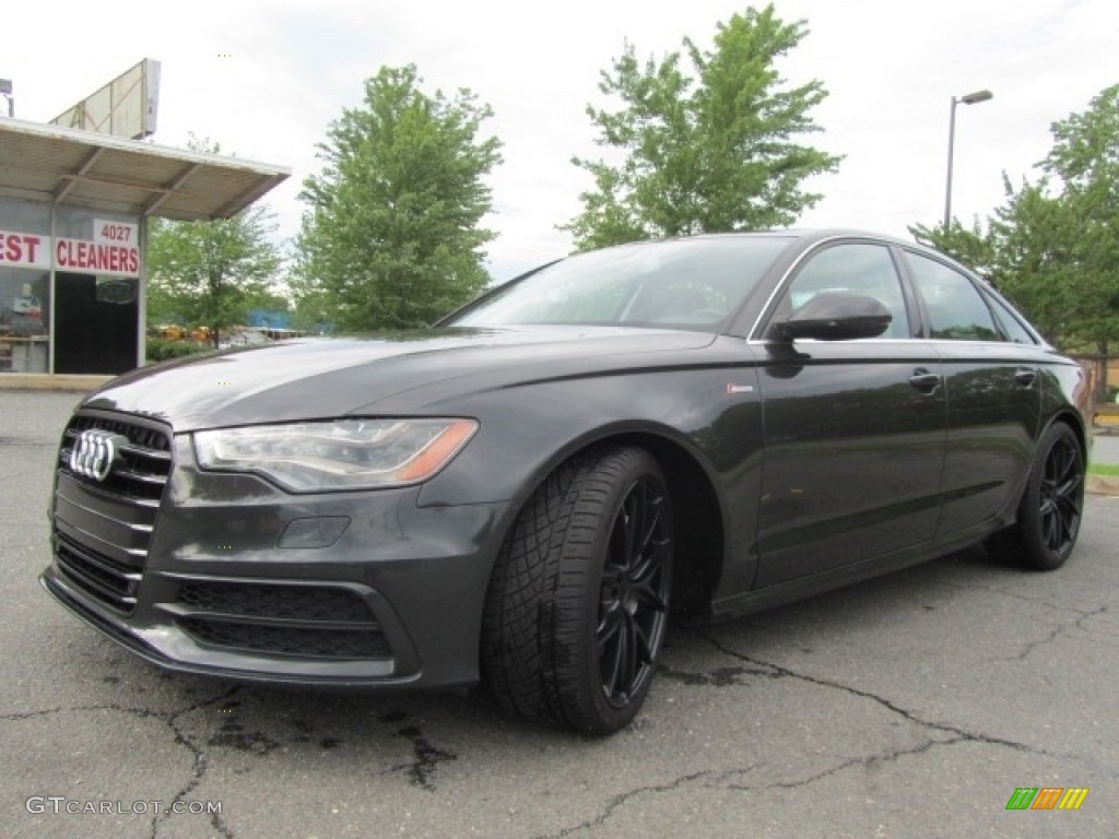 2013 A6 3.0T quattro Sedan - Oolong Gray Metallic / Nougat Brown photo #6