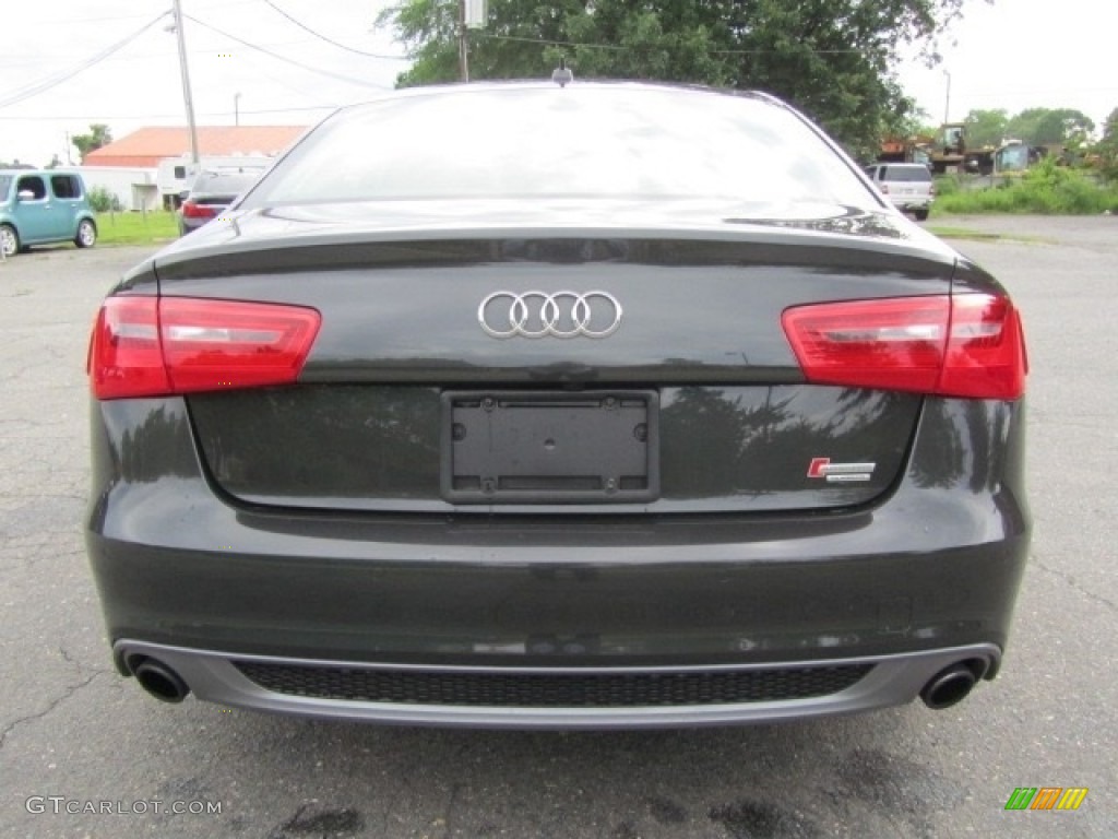 2013 A6 3.0T quattro Sedan - Oolong Gray Metallic / Nougat Brown photo #9