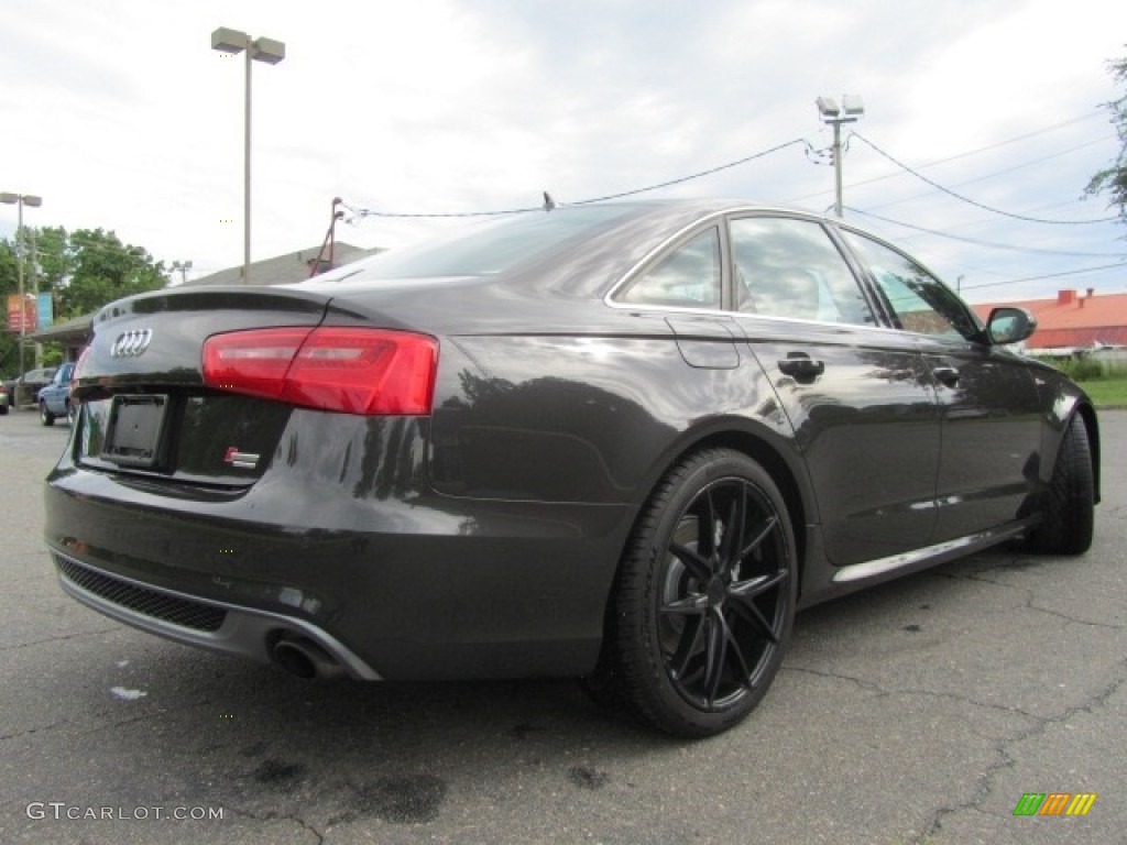 2013 A6 3.0T quattro Sedan - Oolong Gray Metallic / Nougat Brown photo #10