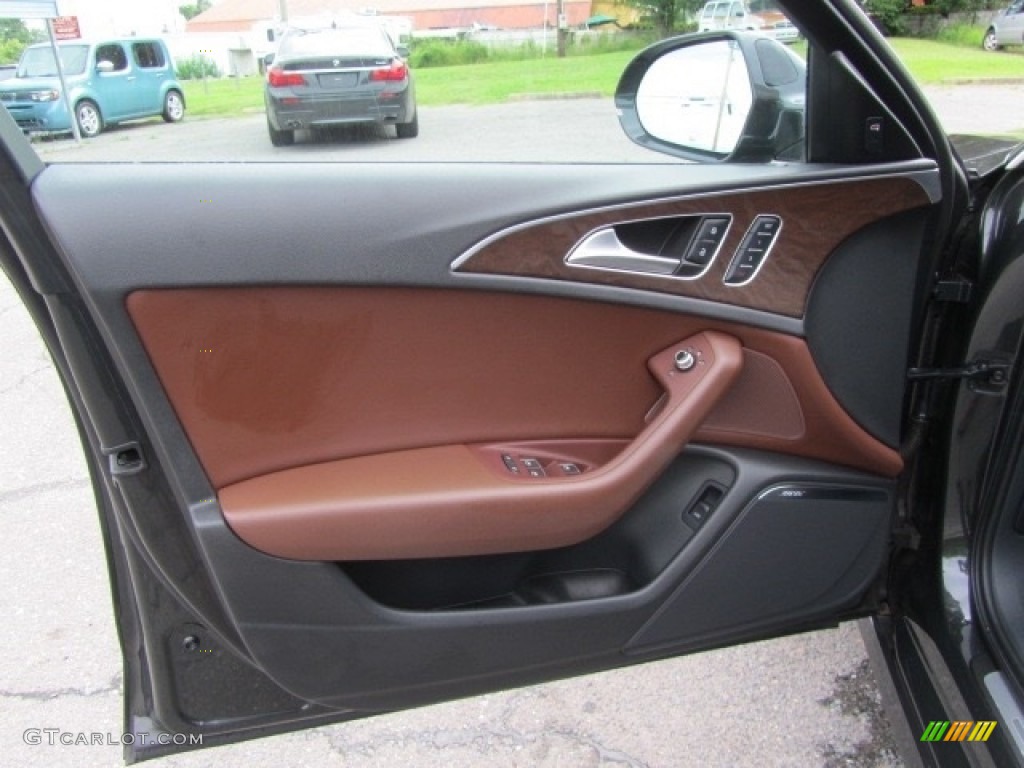 2013 A6 3.0T quattro Sedan - Oolong Gray Metallic / Nougat Brown photo #18