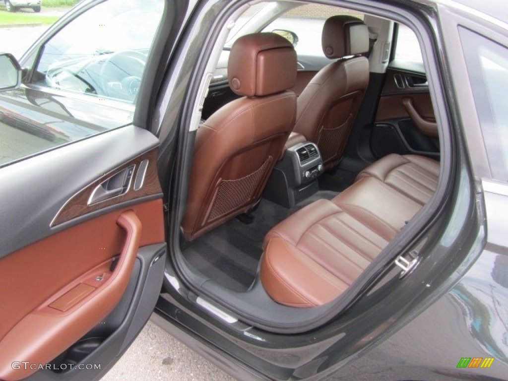 2013 A6 3.0T quattro Sedan - Oolong Gray Metallic / Nougat Brown photo #20