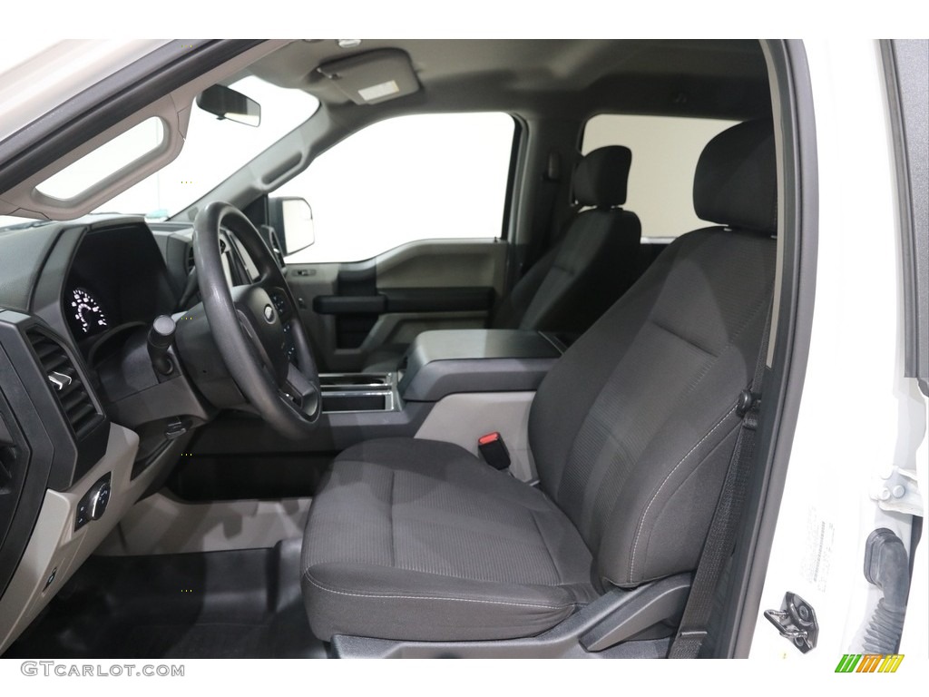 2017 F150 XL SuperCrew 4x4 - Oxford White / Earth Gray photo #6