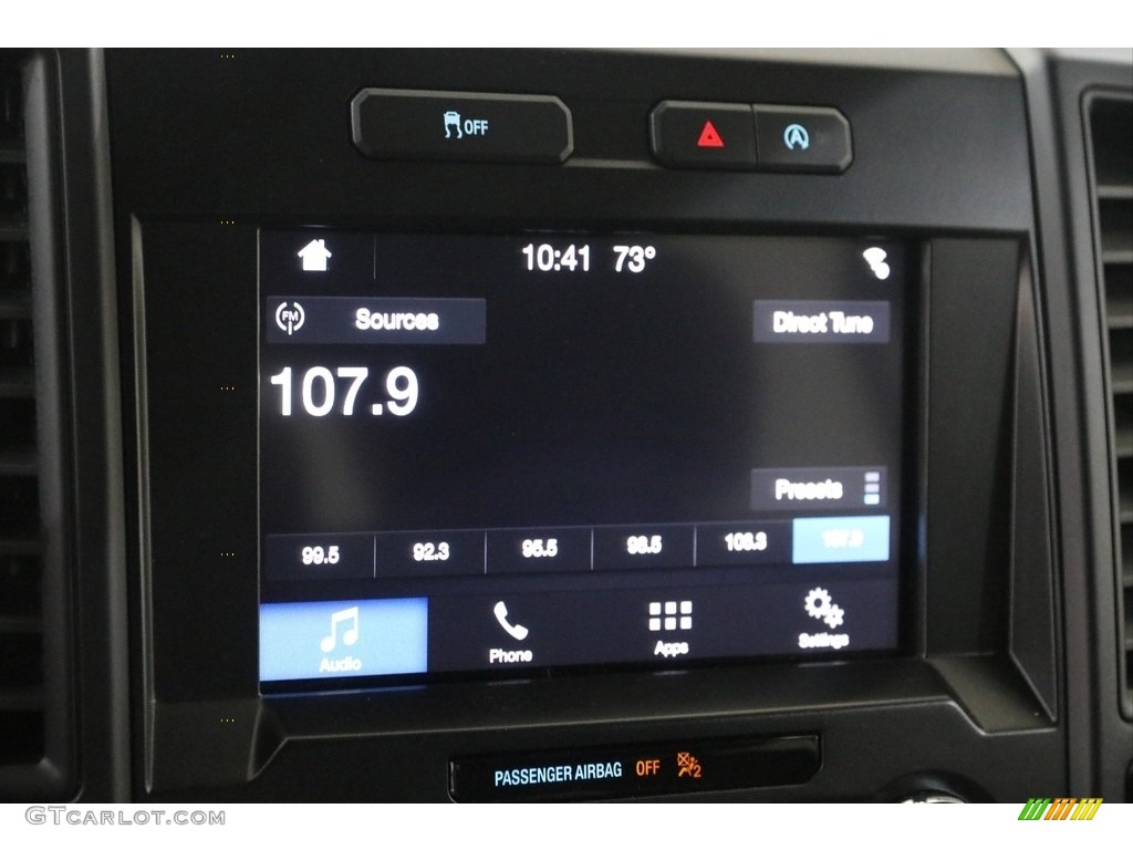 2017 F150 XL SuperCrew 4x4 - Oxford White / Earth Gray photo #12