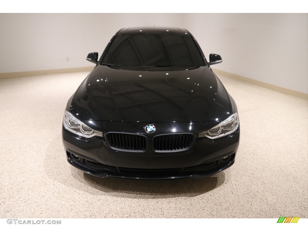 2018 3 Series 320i xDrive Sedan - Jet Black / Black photo #2