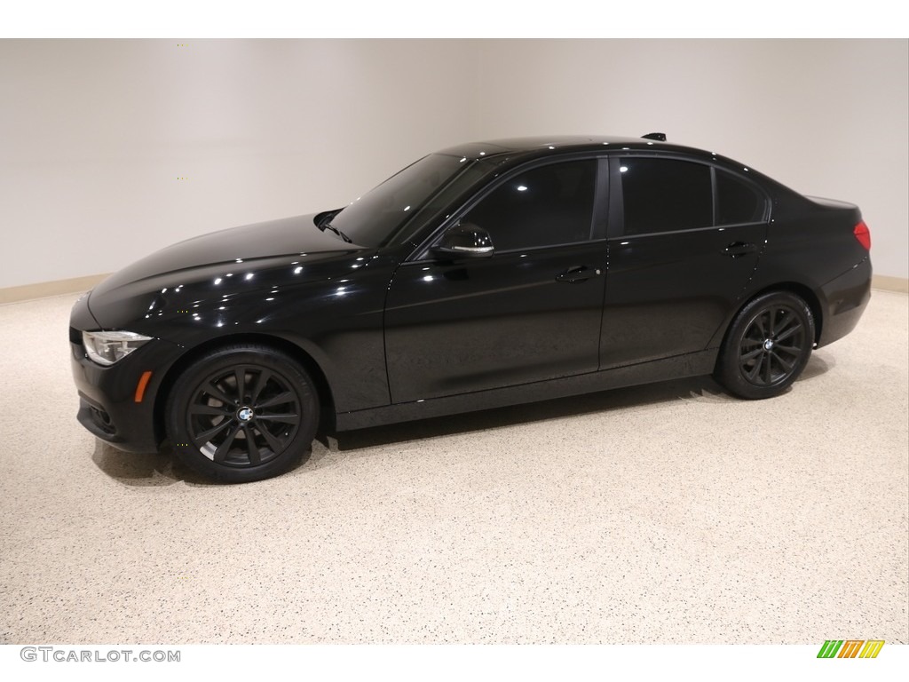 2018 3 Series 320i xDrive Sedan - Jet Black / Black photo #3