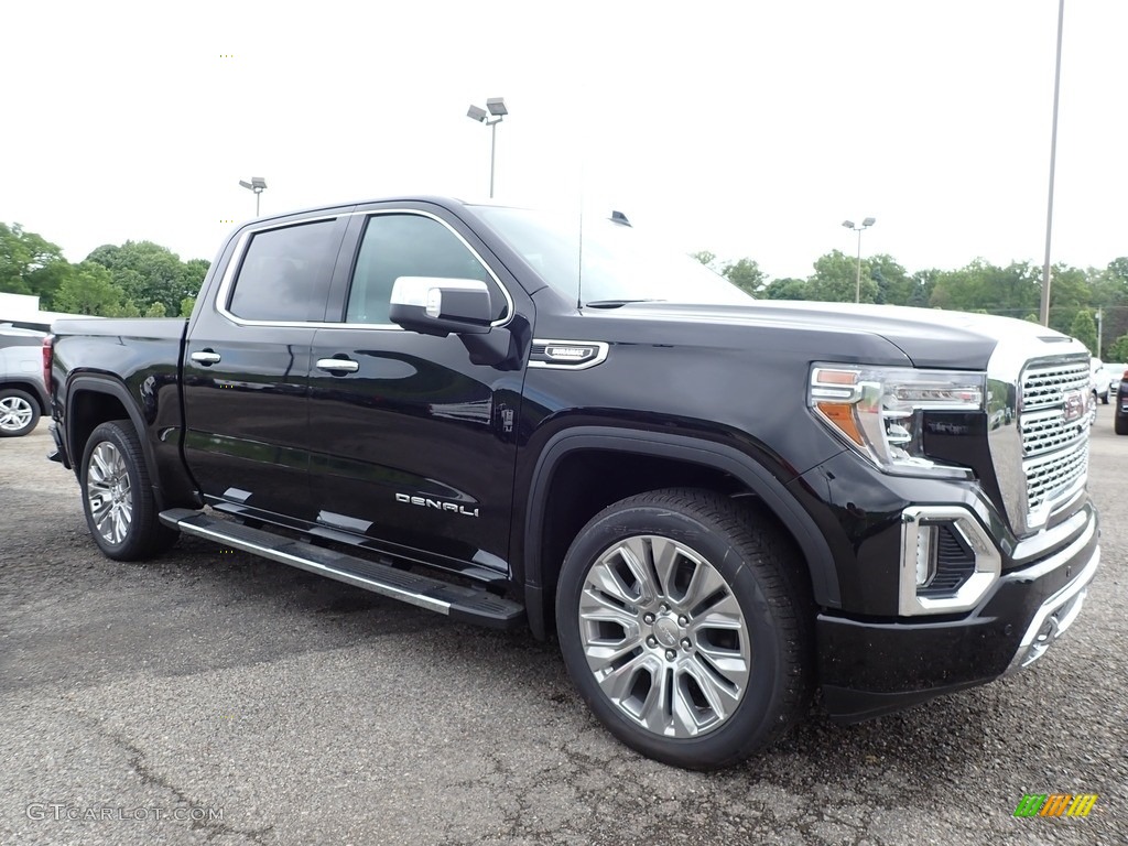 Onyx Black 2020 GMC Sierra 1500 Denali Crew Cab 4WD Exterior Photo #138198558