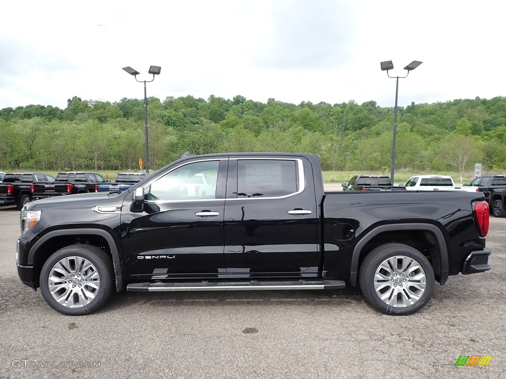 Onyx Black 2020 GMC Sierra 1500 Denali Crew Cab 4WD Exterior Photo #138198669