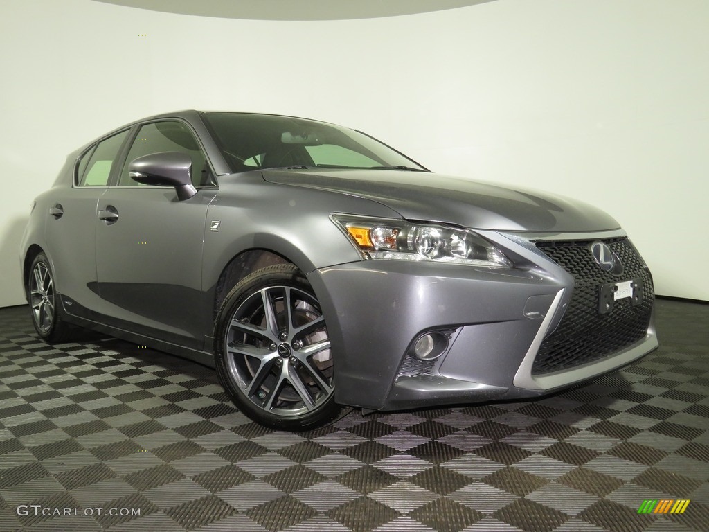 2014 CT 200h Hybrid - Nebula Gray Pearl / Black photo #1