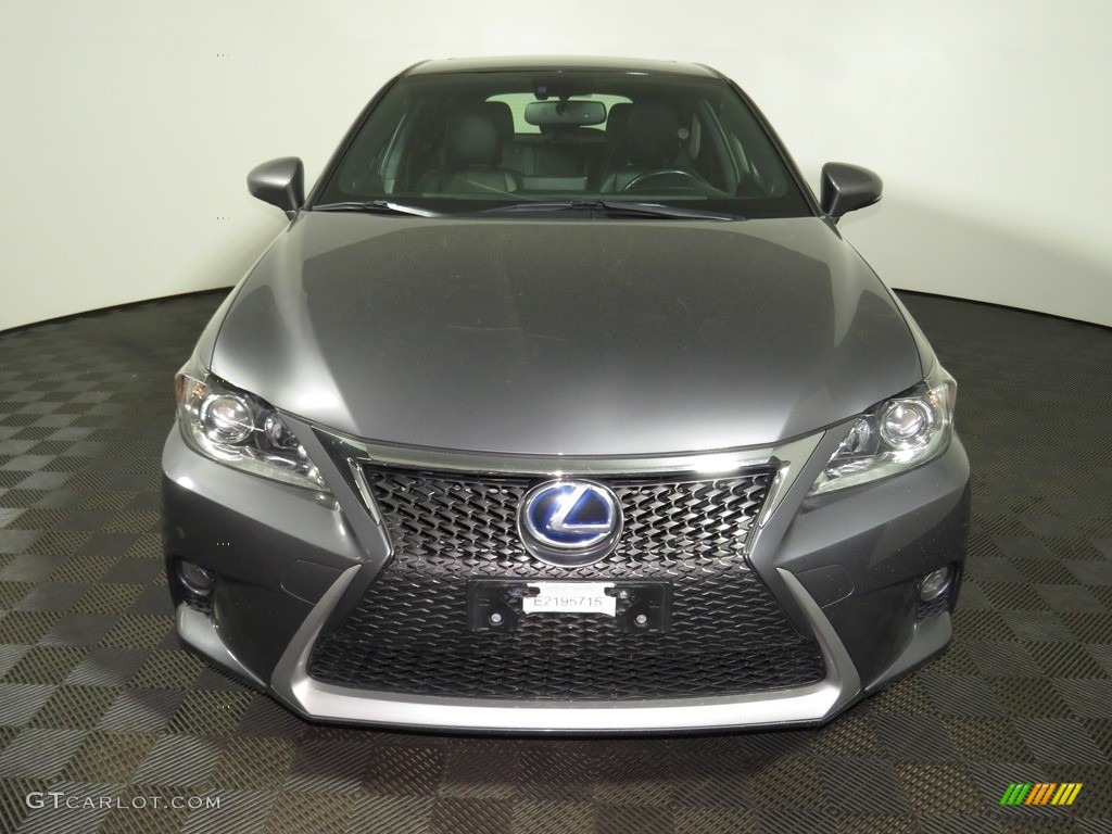 2014 CT 200h Hybrid - Nebula Gray Pearl / Black photo #4