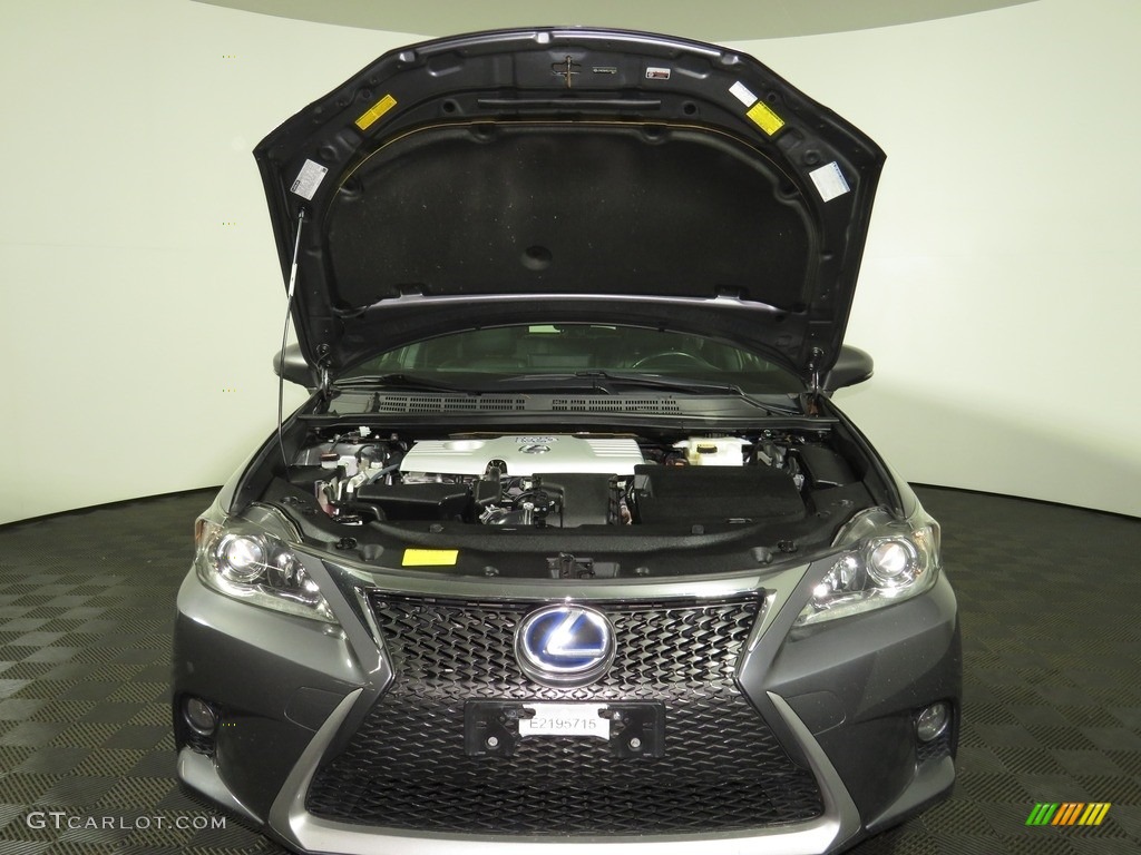2014 CT 200h Hybrid - Nebula Gray Pearl / Black photo #5