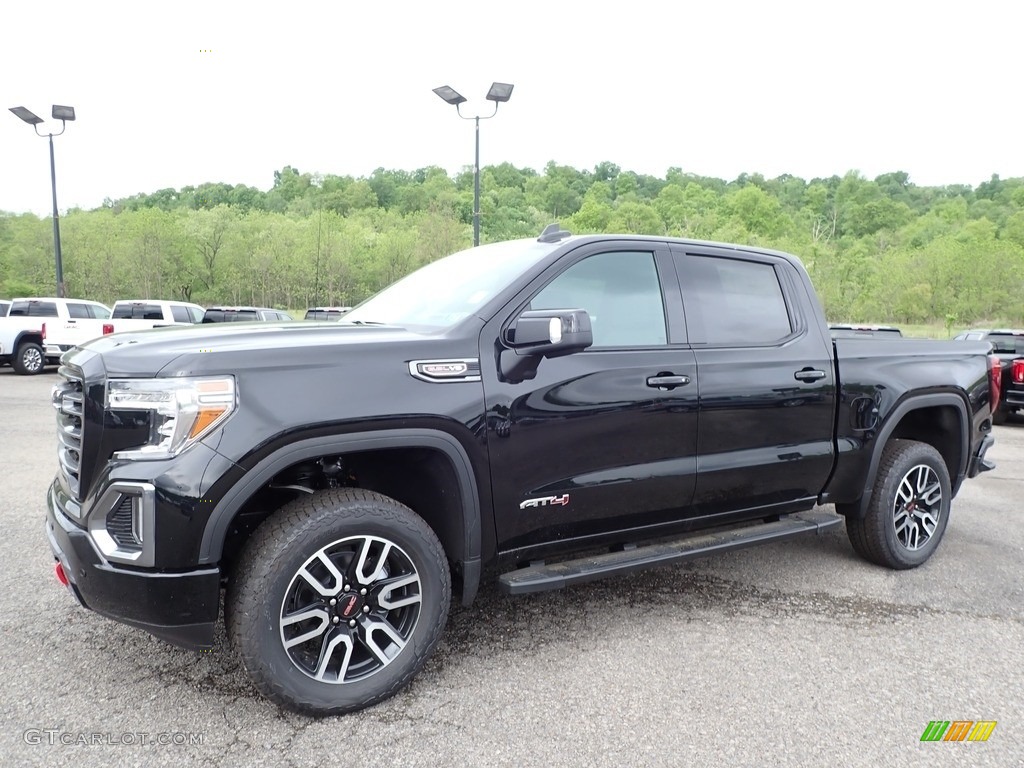 Onyx Black 2020 GMC Sierra 1500 AT4 Crew Cab 4WD Exterior Photo #138199116