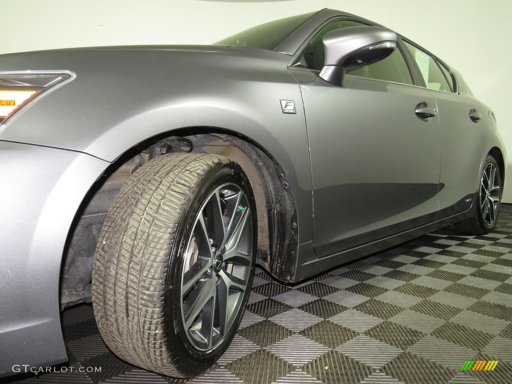 2014 CT 200h Hybrid - Nebula Gray Pearl / Black photo #8