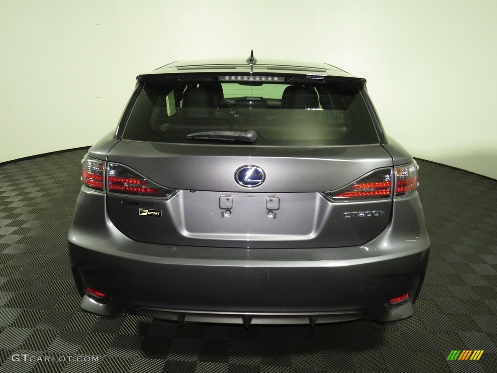 2014 CT 200h Hybrid - Nebula Gray Pearl / Black photo #11