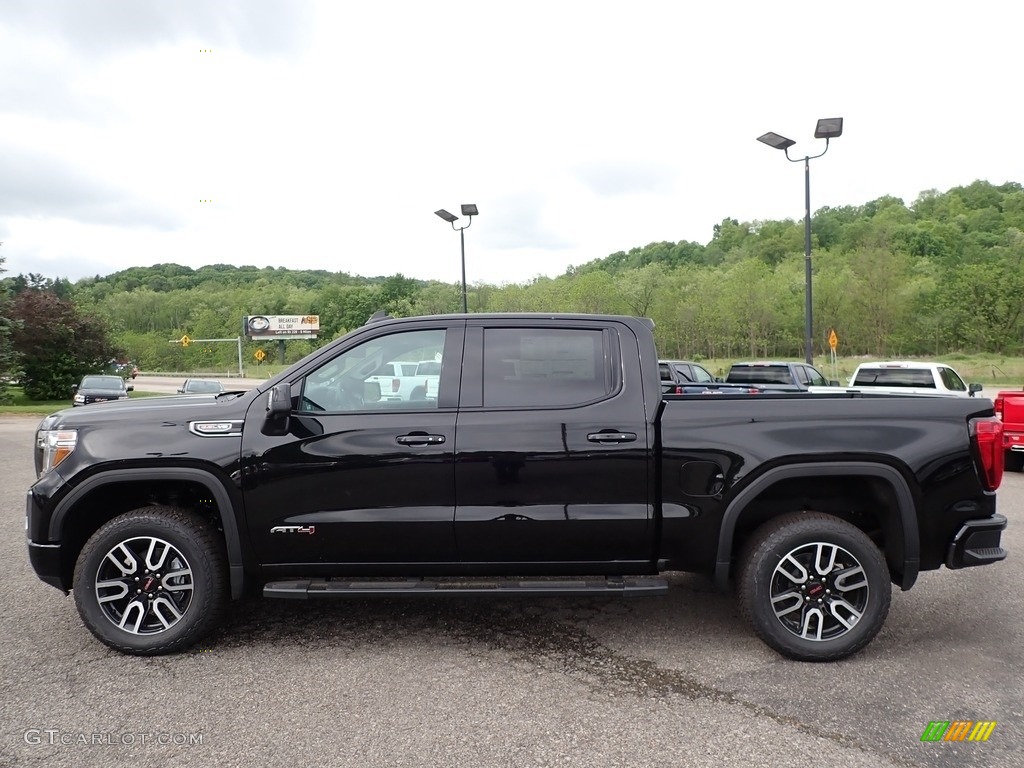 Onyx Black 2020 GMC Sierra 1500 AT4 Crew Cab 4WD Exterior Photo #138199182