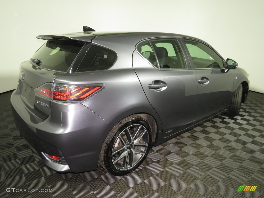2014 CT 200h Hybrid - Nebula Gray Pearl / Black photo #15