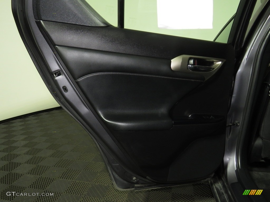 2014 CT 200h Hybrid - Nebula Gray Pearl / Black photo #21