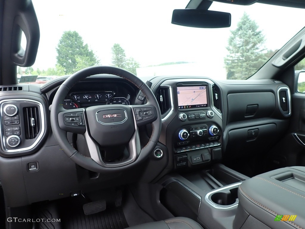 2020 GMC Sierra 1500 AT4 Crew Cab 4WD Jet Black Dashboard Photo #138199248