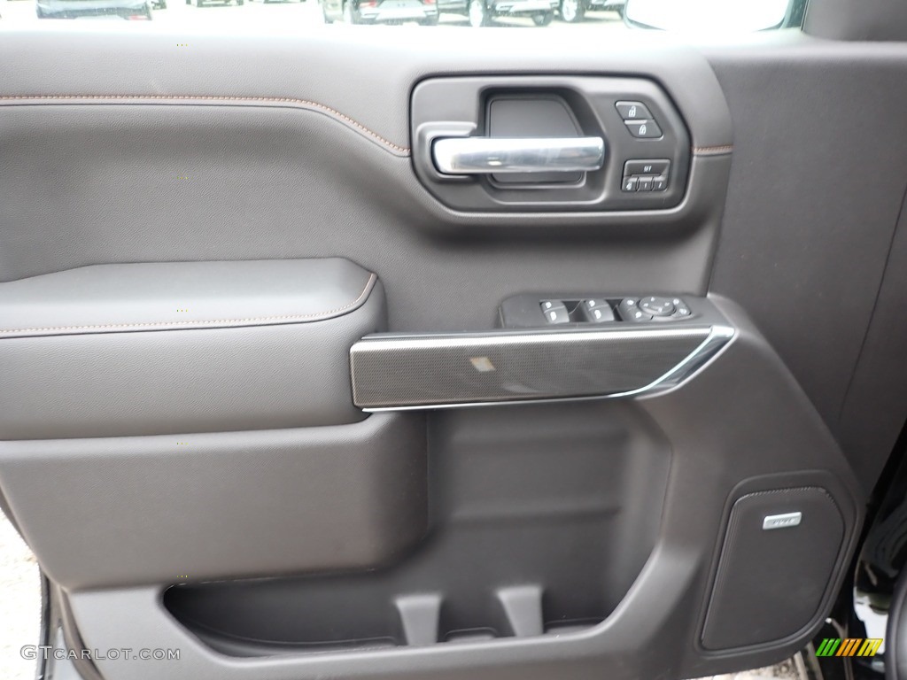 2020 GMC Sierra 1500 AT4 Crew Cab 4WD Jet Black Door Panel Photo #138199257