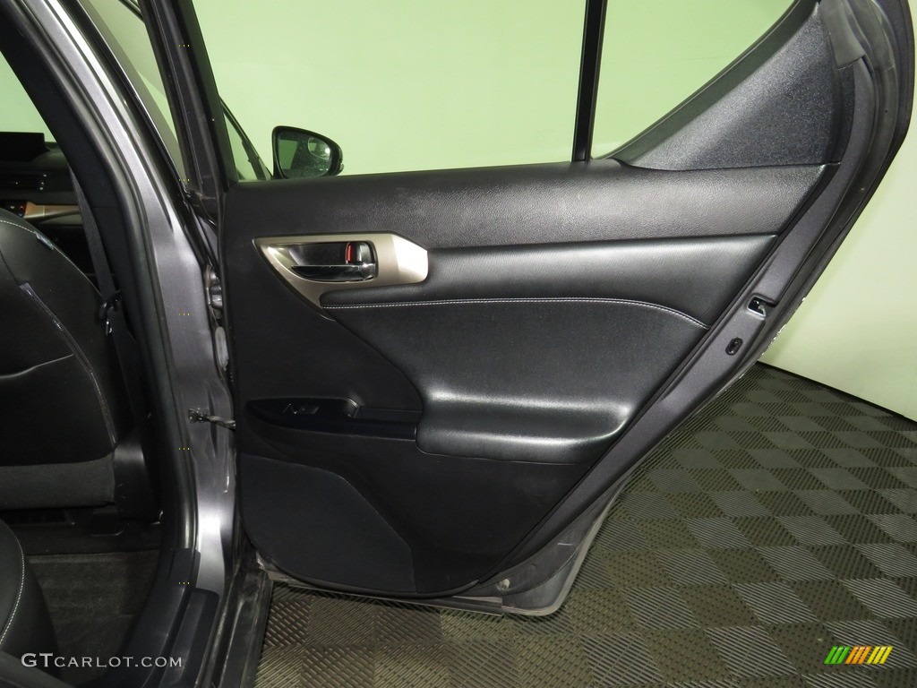 2014 CT 200h Hybrid - Nebula Gray Pearl / Black photo #23