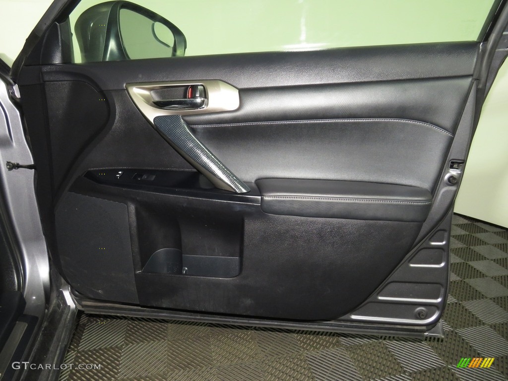 2014 Lexus CT 200h Hybrid Black Door Panel Photo #138199278