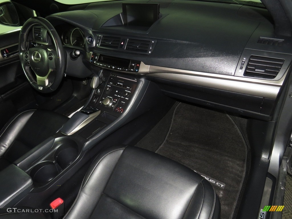 2014 CT 200h Hybrid - Nebula Gray Pearl / Black photo #27