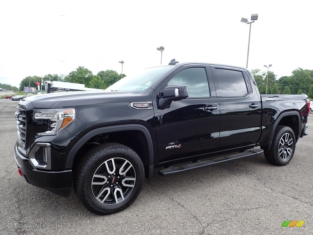 Onyx Black 2020 GMC Sierra 1500 AT4 Crew Cab 4WD Exterior Photo #138199293