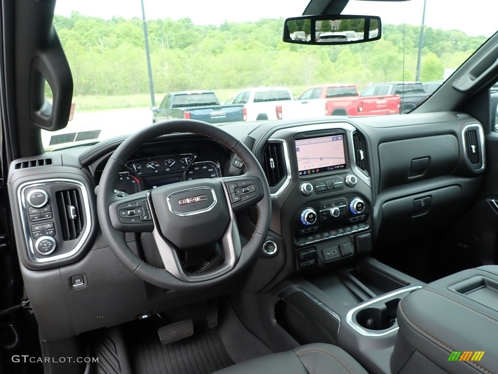 2020 GMC Sierra 1500 AT4 Crew Cab 4WD Jet Black Dashboard Photo #138199384