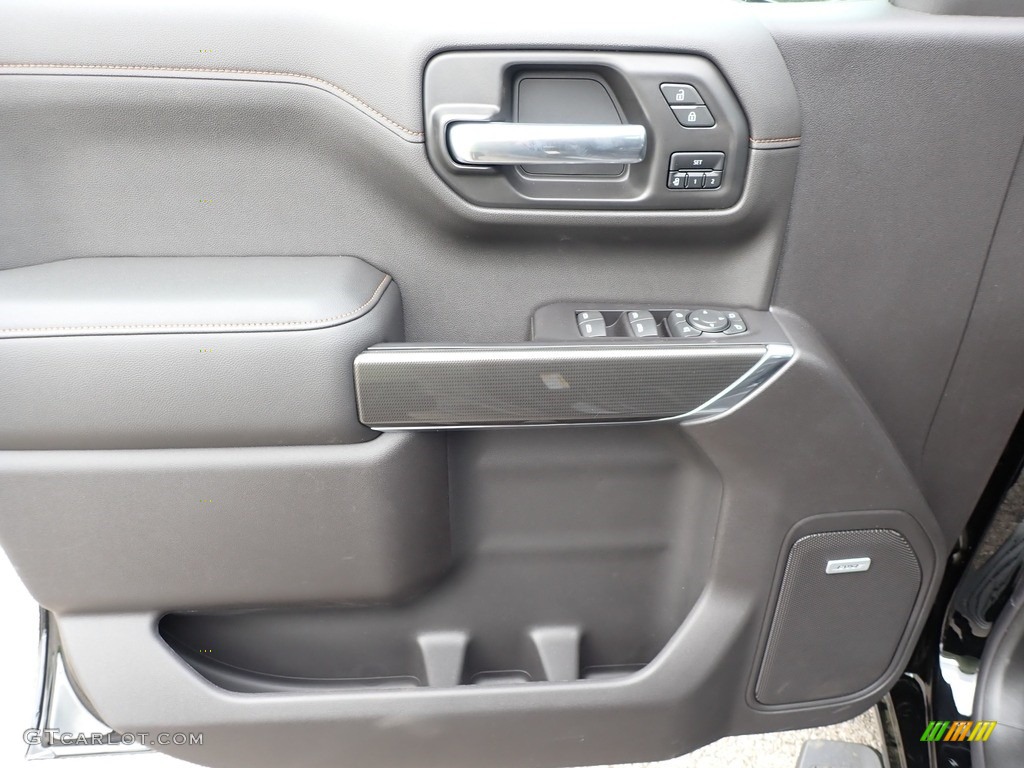 2020 GMC Sierra 1500 AT4 Crew Cab 4WD Jet Black Door Panel Photo #138199392
