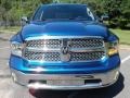 2017 Blue Streak Pearl Ram 1500 Laramie Crew Cab 4x4  photo #3