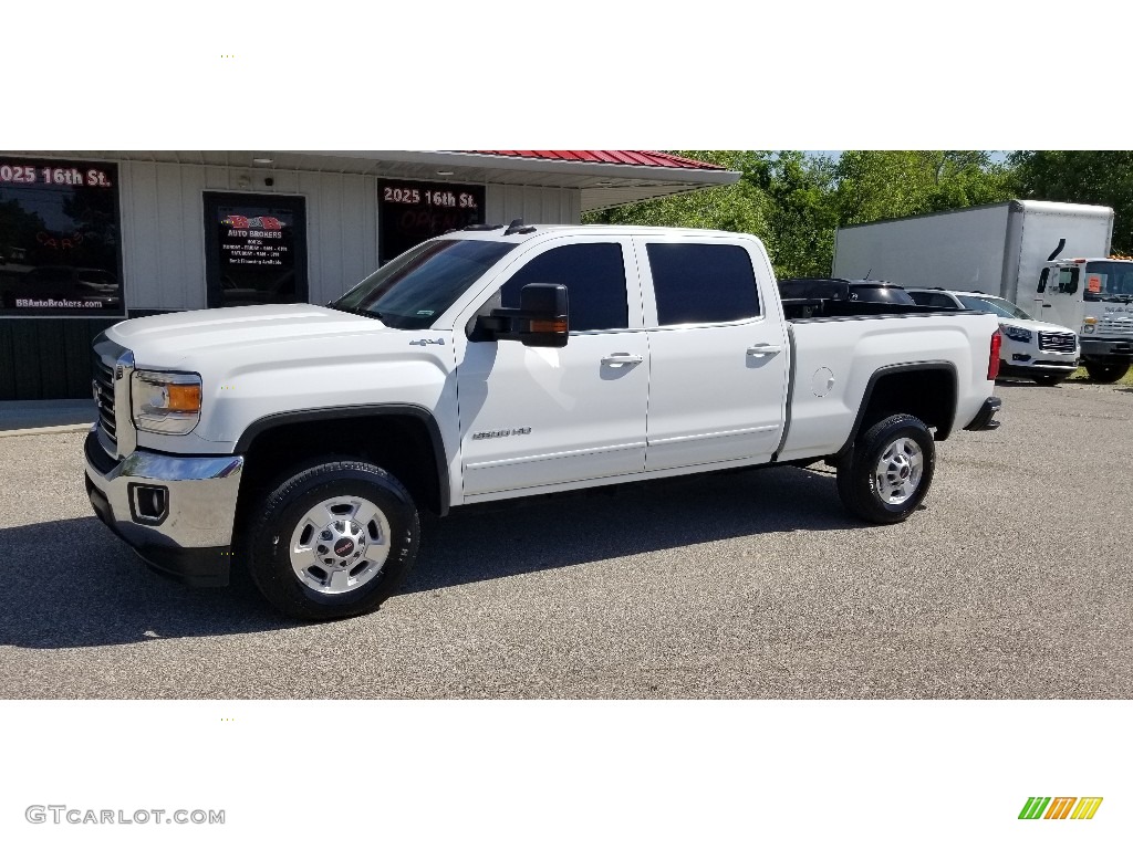 2015 Sierra 2500HD SLE Crew Cab 4x4 - Summit White / Jet Black photo #1