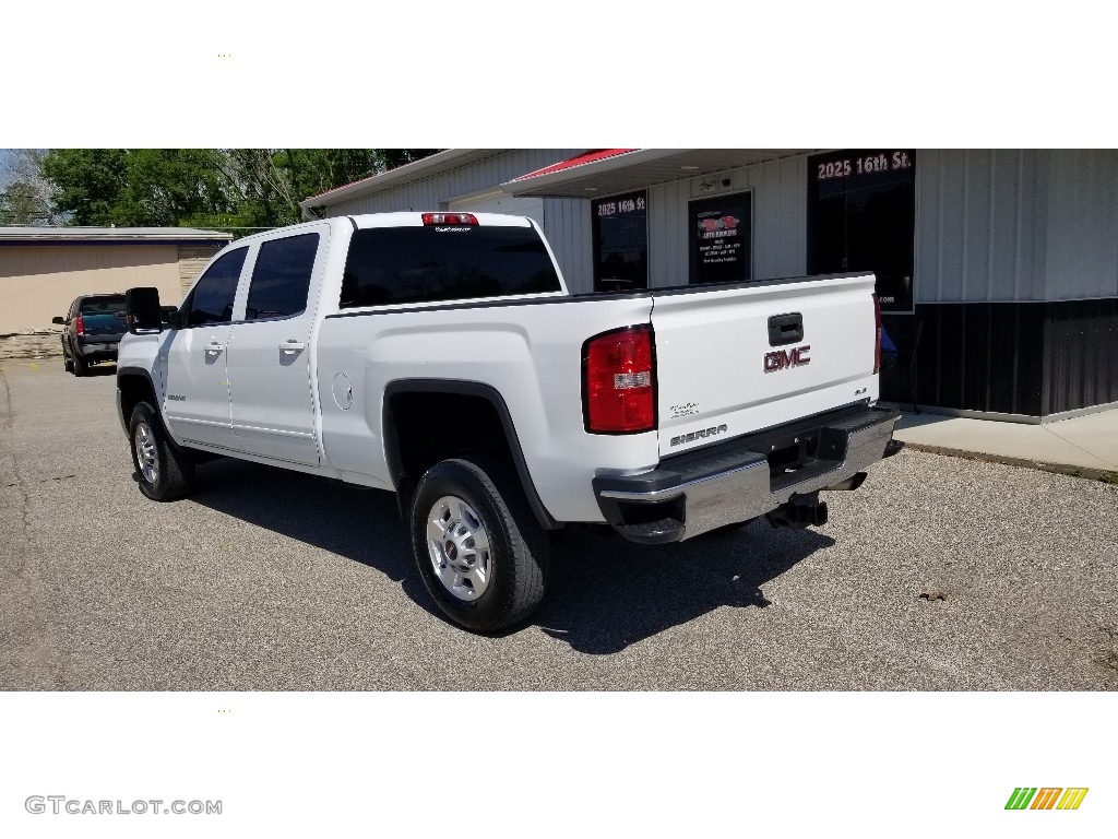 2015 Sierra 2500HD SLE Crew Cab 4x4 - Summit White / Jet Black photo #4