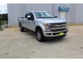Ingot Silver - F250 Super Duty Lariat Crew Cab 4x4 Photo No. 2