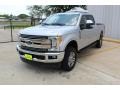 Ingot Silver - F250 Super Duty Lariat Crew Cab 4x4 Photo No. 4