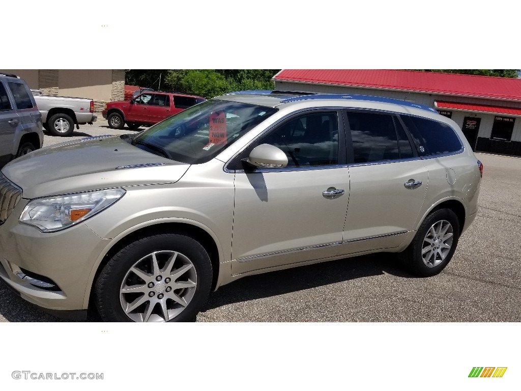 2013 Enclave Leather AWD - Champagne Silver Metallic / Choccachino Leather photo #24