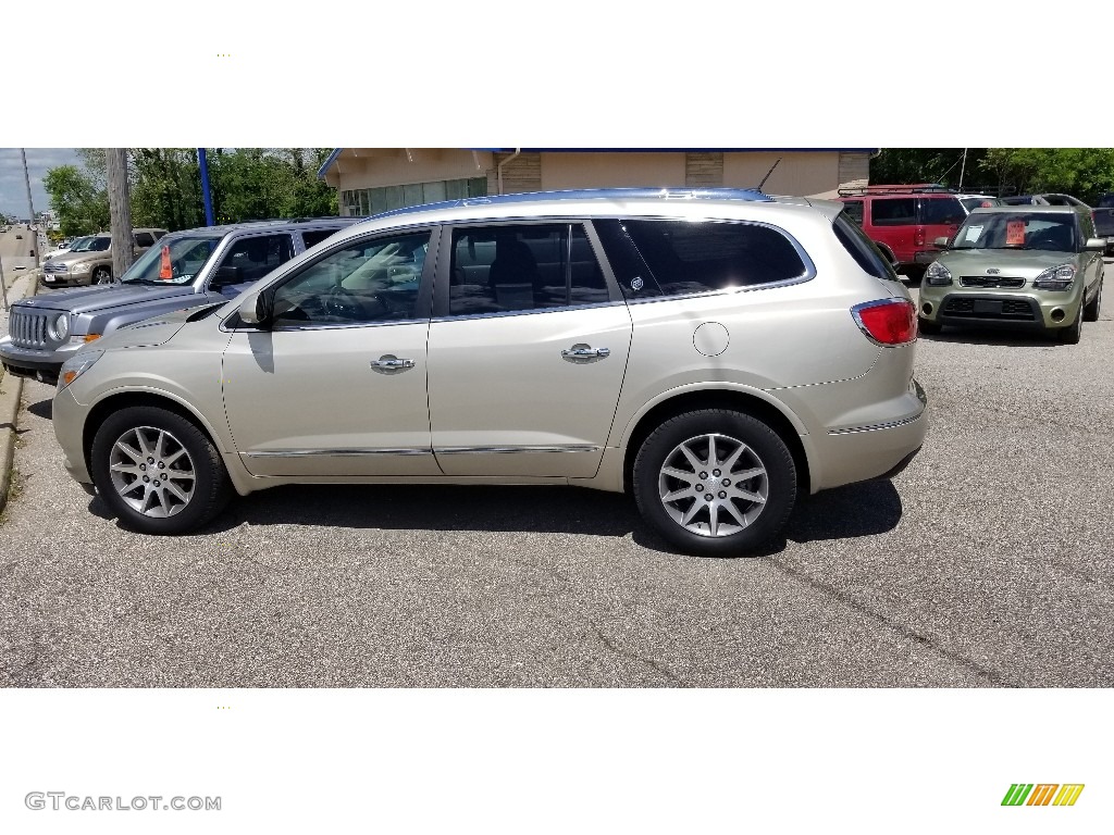 2013 Enclave Leather AWD - Champagne Silver Metallic / Choccachino Leather photo #25