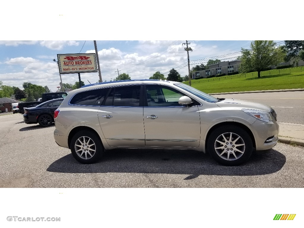 2013 Enclave Leather AWD - Champagne Silver Metallic / Choccachino Leather photo #30