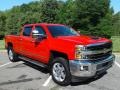 2019 Red Hot Chevrolet Silverado 2500HD LTZ Crew Cab 4WD  photo #4