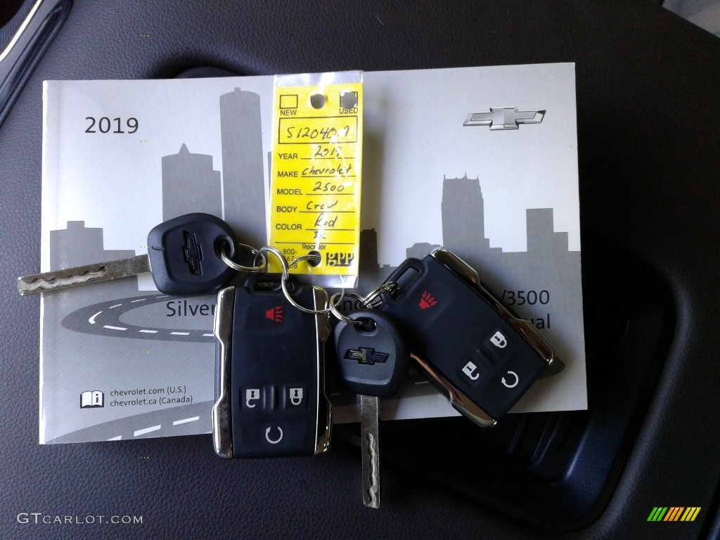 2019 Silverado 2500HD LTZ Crew Cab 4WD - Red Hot / Cocoa/­Dune photo #36